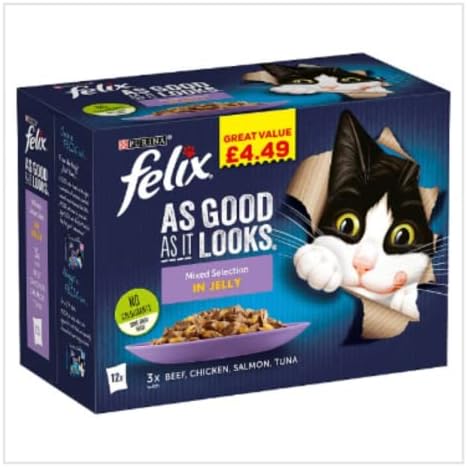 Felix Tuna In Jelly Wet Cat Food 100gr x 50 Pouches