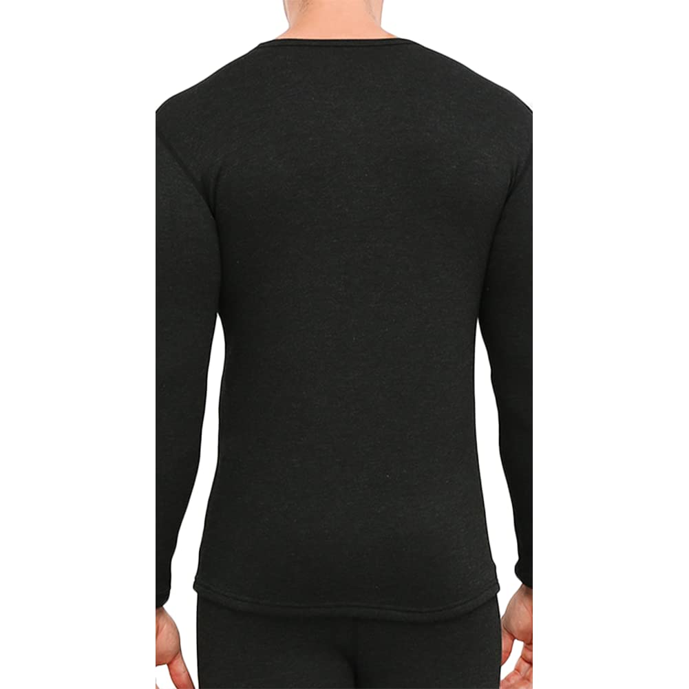 Men's Thermal Underwear Set Functional Underwear Suit with Inner Fleece Flexible Ski XL-3XL
