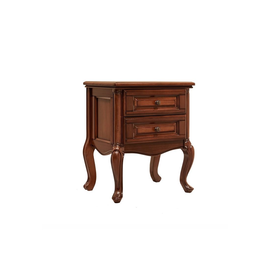 BHGFYXBS Side Tables Bedroom Wooden Bedside Table Bedroom Side Cabinet High Foot Drawer Storage Cabinet Bedside Tables