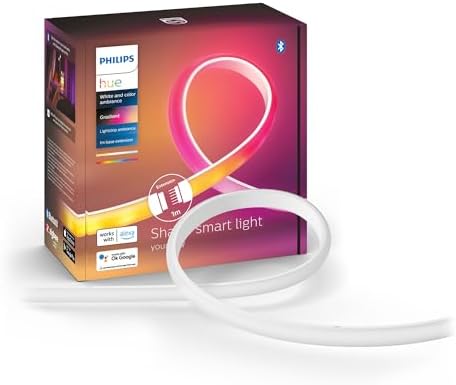 （14:30時点） フィリップスヒュー(Philips Hue) LEDテープライト グラデーション 1m 延長用 - スマートライト 切断可能 Alexa対応 マルチカラー 1600万色 電球色 昼白色 調光 調色 スマートホーム 間接照明 LED 音声操作 アプリ操作 Matter対応 【エンタメ連携対象】