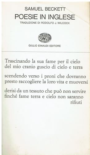 Poesie in inglese