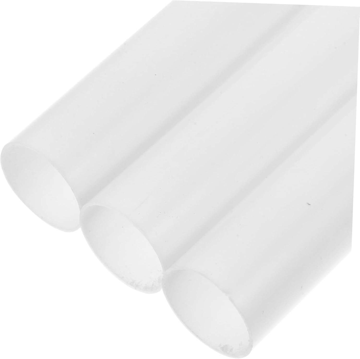KAILIKETIY 3pcs PVC Poster Tubes with Caps 51CM Long 3CM Diameter Mailing Tubes for Art Prints Blueprint Storage Sturdy Shipping for Artwork