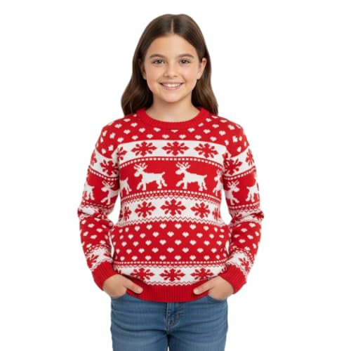 FASHION I LOVE New Unisex Ladies Men Kids Christmas Jumper R