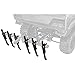 Black Boar ATV/UTV Plow Implement, Breaks Up Hard Ground w/6 Independently Adjustable Chisels, Use to Cultivate, Establish Food Plot, Maintain Land (66003)