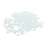 Uonlytech 1 Packung Experimentelle Glasperlen werkzeug hochpräzise experimentelle Glasperle Runde Siedesteine ​​aus Glas Chemie der Siedesteine Sand Schleifperle experimentelle Versorgung