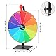 YANGUN Glücksrad zum Drehen, 30cm Drehrad Glücksrad mit 12 Slots, Spinnings Prize Wheel mit Radiergummi und Markierstift, Glücksradspiel, für Lotteriespiele, Wortspiele, Karneval Party