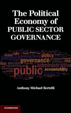 The Political Economy of Public Sector Governance book cover