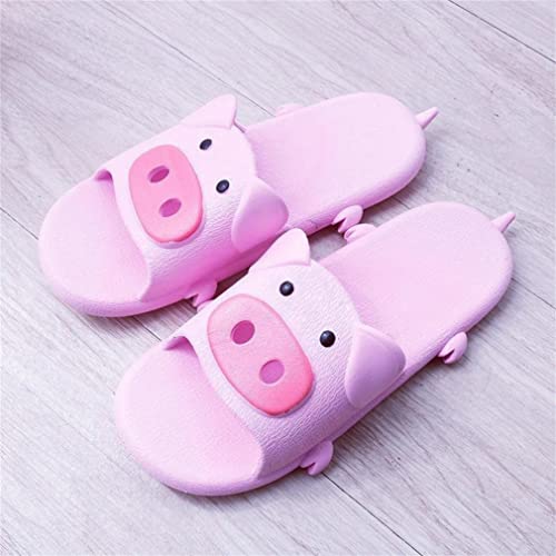 AZCHEN Women slippers Cartoon animal pig slippers Summer slippers Sandals Bathroom shower slippers2