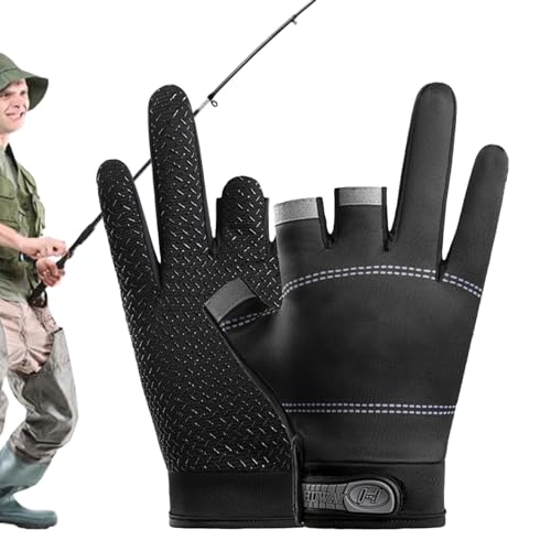 Guantes de 3 cortes resistentes al hielo con protección térmica y palma antideslizante