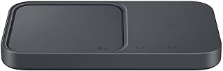 SAMSUNG Official Wireless Duo Charger, 15W Dual Fast Charging Pad, 2 Devices at Once, Dark Grey