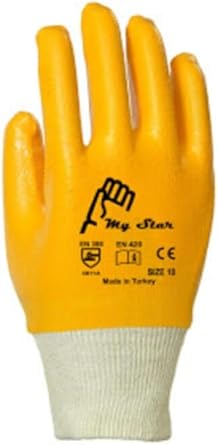 Tamkapl  S per Nitril Eldiven, Sar , Beden 10, 5  ift
