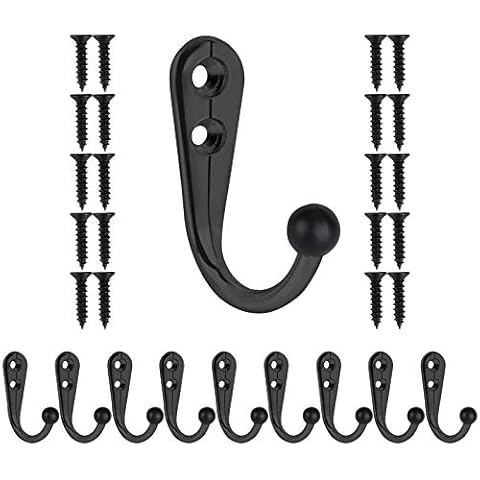 HAHAYOO 10 PCS Heavy Duty Coat Hooks Cover