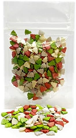 A Pinch Of... Christmas Holly & Berries - 25g. This lovely festive sprinkle mix is ideal for all your Christmas themed cakes & bakes. Just enough for a single bake. (Holly & Berries)