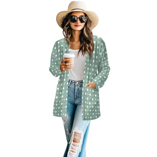 Image of Cardigan for Women Long Sweater Open Front Sweaters Fashion Lightweight Cardigans with Pockets