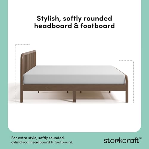 Image of Storkcraft Porto Full Bed, Hazelnut