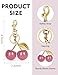 OVRUNS Cherry Bag Charm Cute Cherry Accessories Sparkling Purse Keychian Charms for Women