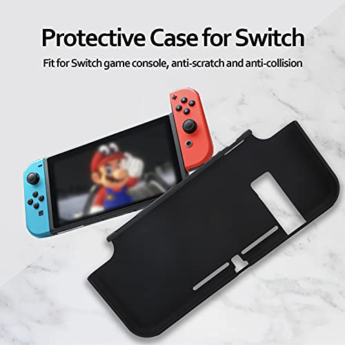 01 02 015 Capa protetora, capa protetora resistente a arranhões e fácil de segurar para consoles de
