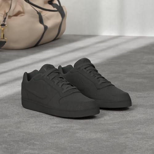 NIKE Men's Nike Ebernon Low Athletic Shoe, black/black, 8 Regular US2