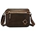 Produktbild MANNUOSI Herren Schultertaschen Multifunktionale Vintage Casual Unisex One Shoulder Messenger Bag Dunkelbraun