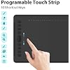 HUION Inspiroy H1161 Graphics Drawing Tablets Android Devices Support with 8192 Pressure Sensitivity Battery-Free Stylus, Pen Tablet for Chromebook, Android, Windows and Mac