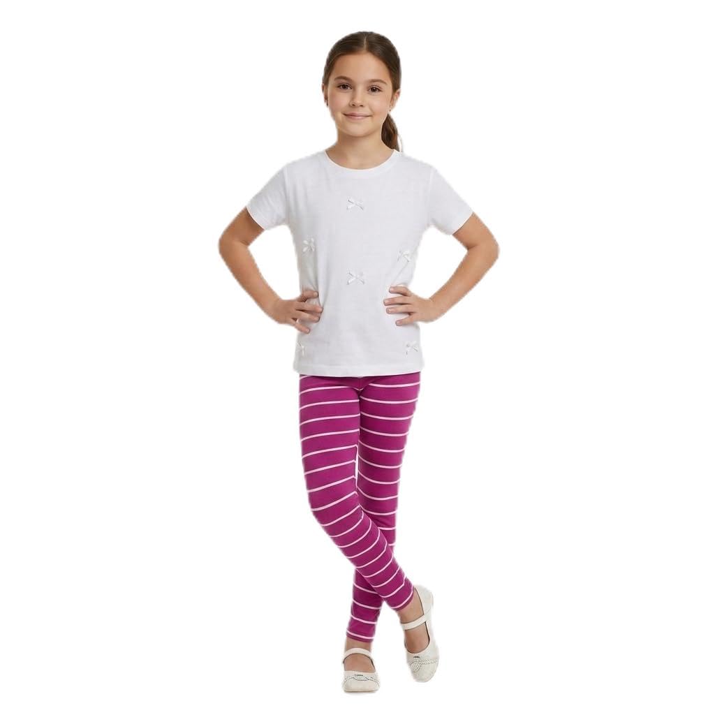 Bluebuck Girls Cotton Stretch Yard Dyed Leggings | Soft Elastic Waist | Comfort Fit Kids Leggings - Review, Price and Buying Guide