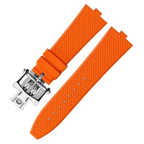 Correa de reloj vacheron constantin 4500 V 5500 V 7900 en goma de flúor FKM de 7mm