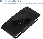 Rotating Clip Case for iPhone 17 16 Pro Max, Samsung A17 A16 A07 S26 Ultra | Extra Large Cell Phone Holster Belt Holder for Galaxy S25 Ultra S24 Ultra A06 A37 A36 A26, Moto G6 Power / G15 / G 5G