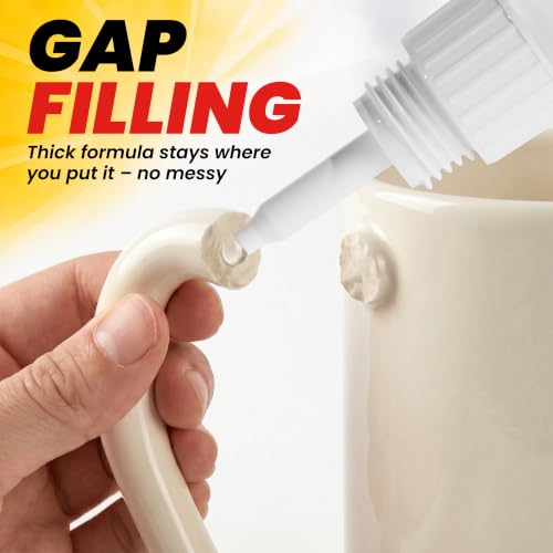 Image of Thick Super Glue 60g(2.12 oz) Gap Filling CA Glue for Wood Ceramic Plastic