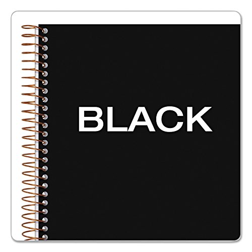 Tops Products Journal Notetaking Planner, Wirebound, Ruled, 8-1/2"X6-3/4", Black (Top63827) , White #TOP6
