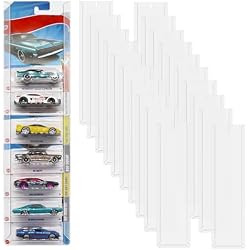 20 Pcs Model Car Display Case Wall Mount Compatible with Hot Wheels Match-Box Packaged Cars Holds up to 200 Cars Model Car Storage Case Display Shelf Rack