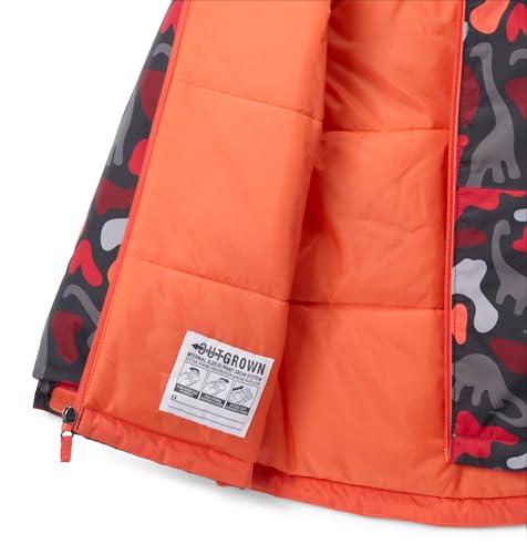 Columbia Youth Lightning Lift IV Printed Jacket, Shark Dinoflauge/Zing, Small3