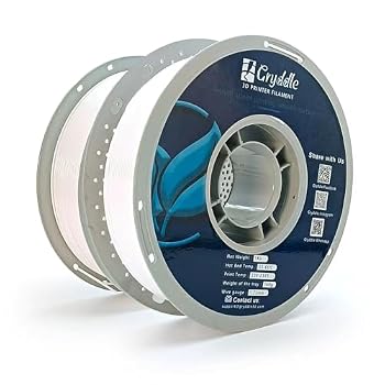 Gryddle 2KG PLA Filament 1.75mm White Bundle (2 Rolls x 1kg) - High Precision ±0.02mm, Smooth Printing & Low Warping, 2-Pack Value Set for FDM 3D Printers