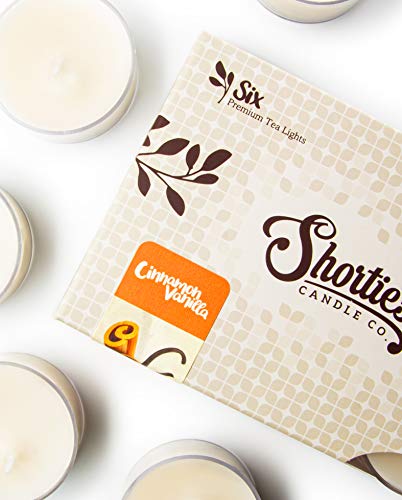 Vanilla Premium Tealight Candles Variety 3 Pack (18 Highly Scented Tea Lights) - Vanilla Bean, Cinnamon Vanilla, Vanilla Maple - Made With Natural Fragrance Oils - Collection #TOP3