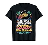 Crucero por Nueva Zelanda 2026 Vacaciones en Barco Pareja Familiar a Juego Camiseta