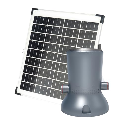 WaterRebirth Solar Auxiliary Pool Filter Pump for Small Above Ground Pools,400 GPH Low Power...