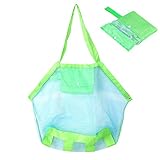 GRAN CAPACIDAD: con una dimensión de 45 * 30 * 45 cm, se puede usar como bolsa de lavandería, juguetes de almacenaje en el hogar y colgarlo en la pared o para llevar vestidos, toallas, juguetes en la playa en verano, también puede Almacenamiento de las herramientas de nieve en invierno.