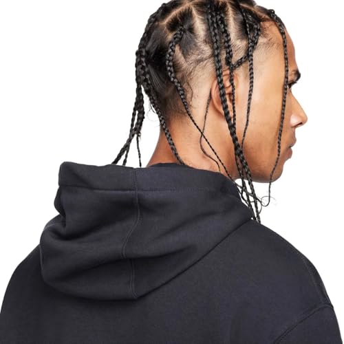 Nike Sportswear Club Fleece Men's Pullover Hoodie (BLACK/WHITE, FQ6155-010) Size Small by Nike - Image 7