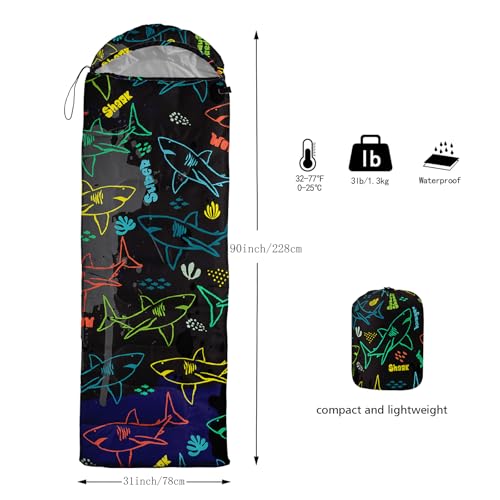 Image of QOOMO Camping Sleeping Bags,3 Season Warm & Cool Weather,Lightweight,Waterproof Sleeping Bags for Adults & Kids,Traveling,and Outdoors,Camping Gear Equipment