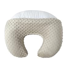 Nursing Pillow with Nursing Pillow Cover Set for Breastfeeding Moms, Ultra-Soft Nursing Pillows for Infant Newborn Baby Boy Girl Tidal Foam