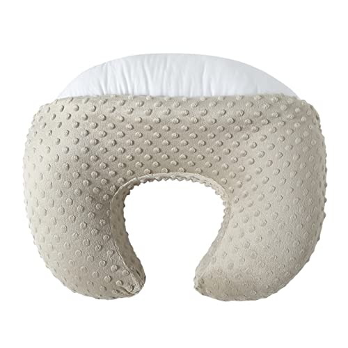 Nursing Pillow with Nursing Pillow Cover Set for Breastfeeding Moms, Ultra-Soft Nursing Pillows for Infant Newborn Baby Boy Girl (Tidal Foam)