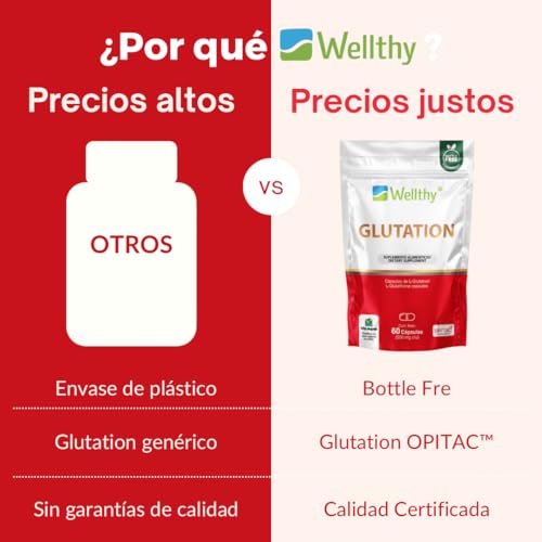 Vitamínicos, glutation gnc Marca WELLTHY (3)