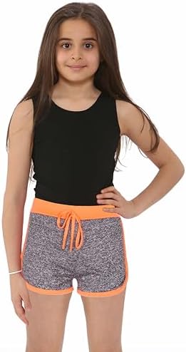 Mädchen Sport Shorts – Elastische Laufshorts Aus Nylon/Elasthan Für Ballett, Gymnastik & Training, In Verschiedenen Kinder-Größen