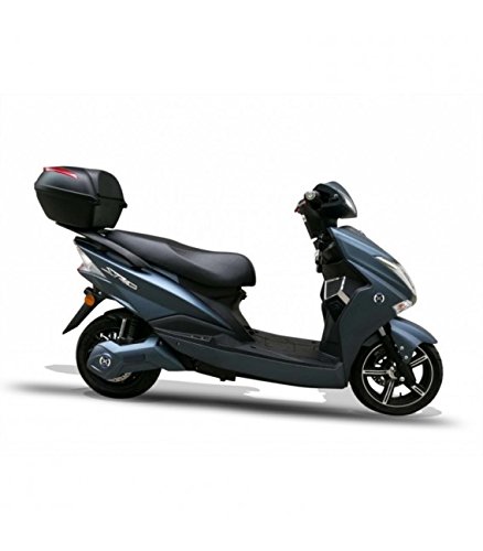 Gepäckträger und Topcase (Motoradkoffer) für das E-Roller Modell Hawk, Falcon, Hawk 2.0, Elektroroller, Schwarz