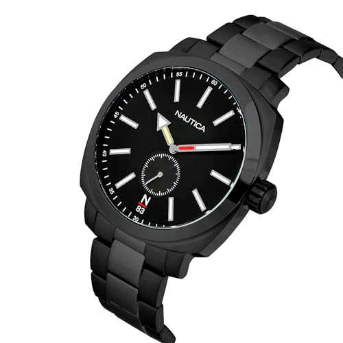 Image of Nautica Square 46mm Black Dial Analog Men Watch - NAPMYF322