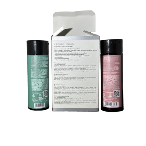 Jebel - Kit nach der Behandlung - Haarprodukte - Brasilianischer Glatter Halt - Feuchtigkeitsspendende und reparierende Spülung - Feuchtigkeitsspendendes und reparierendes Shampoo - professionelles