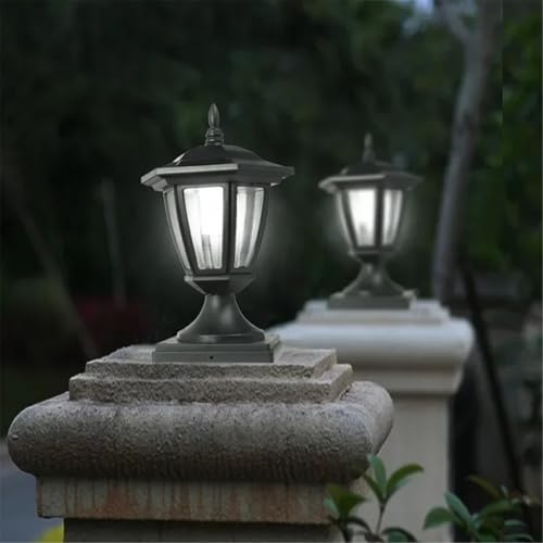 Evita zonas oscuras con valla de luz solar IP65 exterior impermeable pack de 2 unidades 5