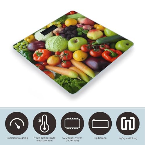 Báscula Digital para Baño de Vidrio Templado 400lb miniatura 3