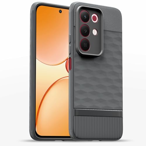 Image of Outlouders Back Cover for Realme Narzo 90X 5G / Realme C85 5G / Realme 15X 5G | Full Camera Protection | TPU Soft Flexible Shockproof Bumper Case (Grey)