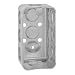 Steel City 58361-1/2 Handy/Utility Outlet Box, Drawn Construction, 4-Inch Length by 2-1/8-Inch Width by 1-7/8-Inch Depth, Galvanized