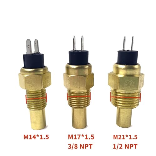 Sensor de temperatura de agua M14 para refrigerante de motor diésel 3